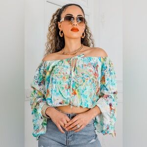Floral Off-Shoulder Top
